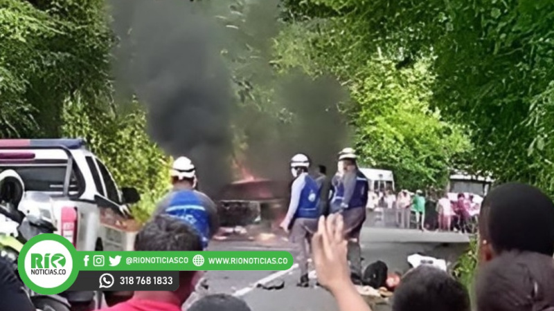 Photo of Video | Un muerto deja choque entre una camioneta y una motocicleta en la vía a Planeta Rica