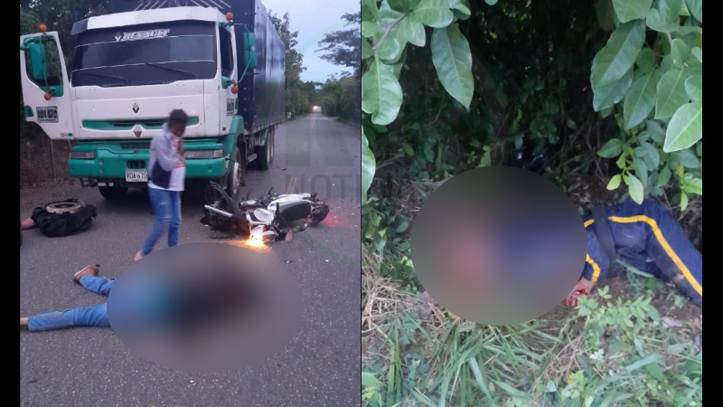 Photo of Un profesor y un vigilante mueren en choque de motos en la vía a Tierralta