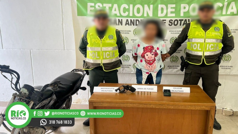 Photo of Capturan a mujer señalada de homicidio en San Andrés de Sotavento