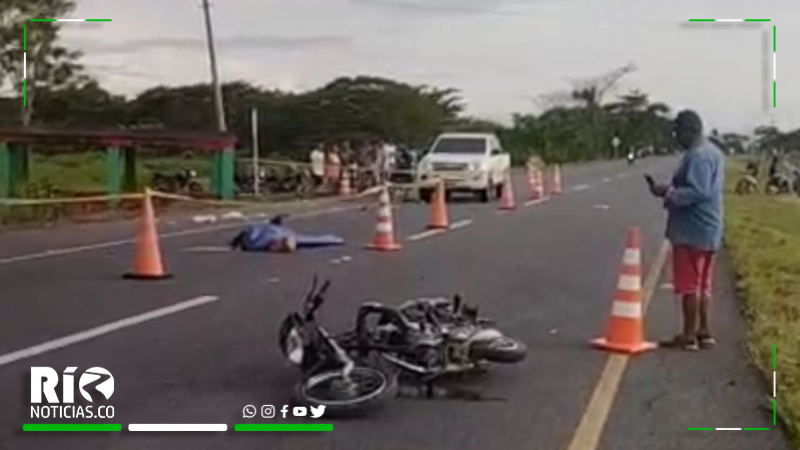 Fallece motociclista en accidente vial en Palo de Agua, Córdoba
